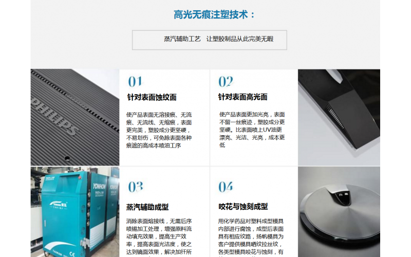 塑膠模具注塑新技術(shù)，高光無痕注塑技術(shù)